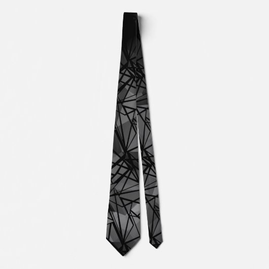 Cravate motif polygonal (Devant)