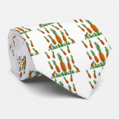 Cravate motif polygonal d'impression d'ananas (Roulé)