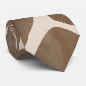 Cravate Motif Poster de animal de Giraffe d'aquarelle (Roulé)