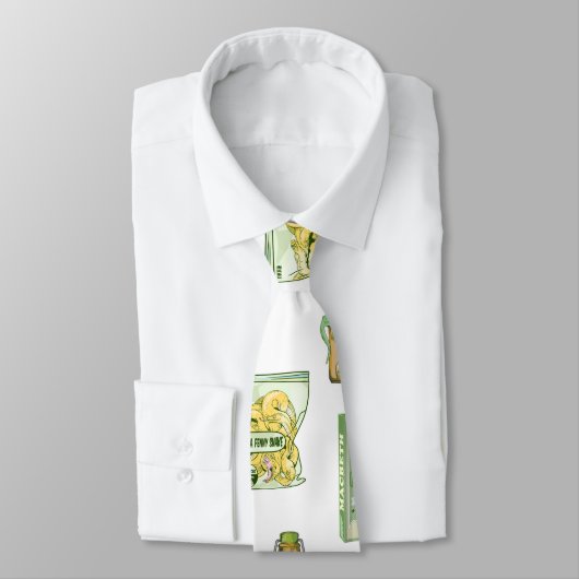 Cravate Motif potion de sorcière double double (Attaché)