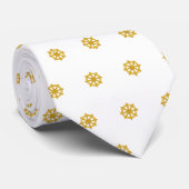 Cravate Motif professionnel Cute Captain White (Roulé)