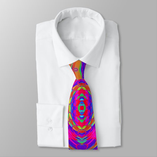 Cravate Motif radial coloré (Attaché)
