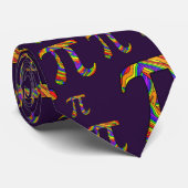 Cravate Motif Rainbow Pi (Roulé)