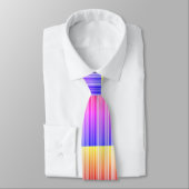 Cravate motif rayé arc-en-ciel (Attaché)