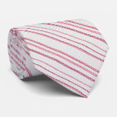 Cravate Motif rayé pointillé. (Roulé)