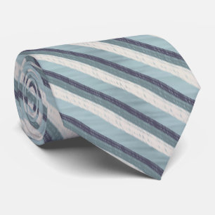 Cravate Motif rayé texturé bleu pastel rose magenta