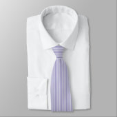 Cravate Motif rayé violet (Attaché)