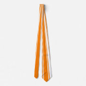Cravate Motif rayure funky orange (Dos)