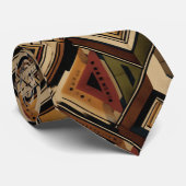 Cravate Motif rayure rustique sud-ouest (1) (Roulé)