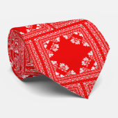 Cravate Motif Red Bandana (Roulé)