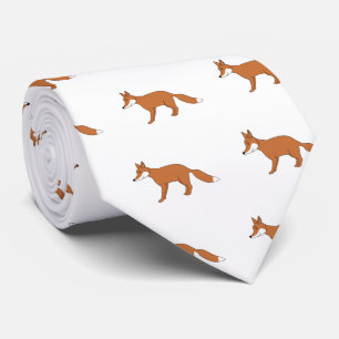 Cravate Motif Red Fox