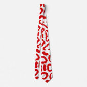 Cravate Motif Red Leopard (Dos)