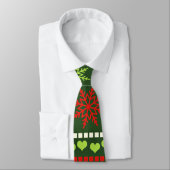 Cravate Motif répétitif de Noël (Attaché)