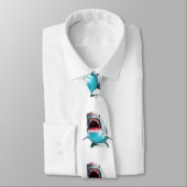 Cravate Motif requin (Attaché)