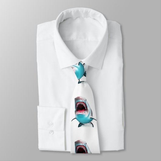 Cravate Motif requin (Attaché)