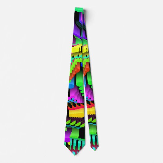 CRAVATE MOTIF RETRO 90S (Devant)