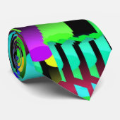 CRAVATE MOTIF RETRO 90S (Roulé)