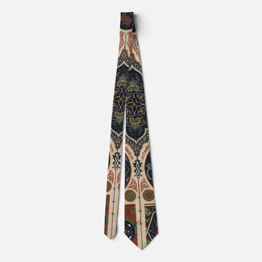 Cravate Motif rétro arabe complexe (Dos)