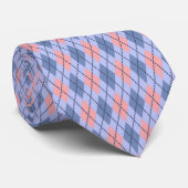 Cravate Motif rétro en losange.  (Roulé)
