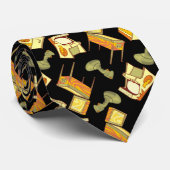 Cravate Motif Retro Games (Roulé)