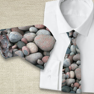 Cravate Motif River Rocks