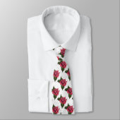 Cravate Motif rose (Attaché)