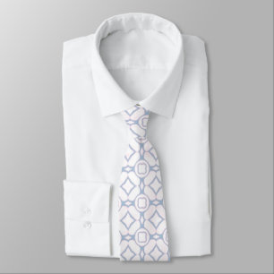 Cravate Motif rose-clair et blanc