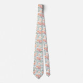 Cravate Motif rose de rayure d'Alicia (Devant)