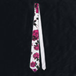 Cravate Motif rose et noir rustique de rose de tige<br><div class="desc">Ce motif rose et noir rustique de rose de tige est parfait pour la femme à la mode et élégante. C'est motif unique et la coloration est grande pour n'importe quelle occasion ou cadeau. Appréciez cette conception élégante et belle !</div>