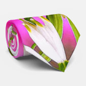 Cravate Motif rose Lily (Roulé)