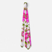Cravate Motif rose Lily (Dos)
