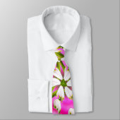 Cravate Motif rose Lily (Attaché)