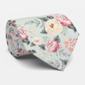 Cravate Motif rose Rose Garden (Roulé)