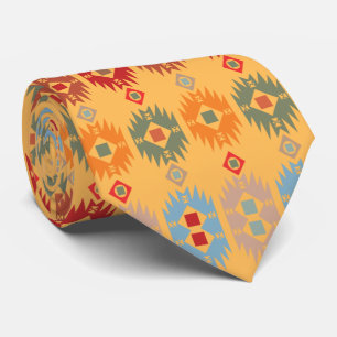 Cravate Motif rouge bleu rétro pour lui