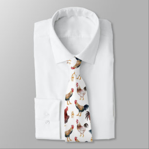 Cravate Motif rustique Rooster