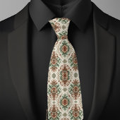 Cravate Motif rustique traditionnel élégant