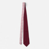 Cravate Motif sans couture de vin de philtre d'amour (Dos)