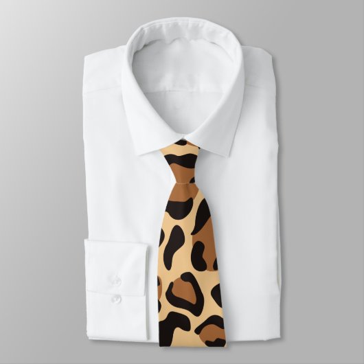 Cravate Motif sans voile Leopard (Attaché)