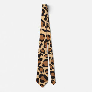 Cravate Motif sans voile Leopard