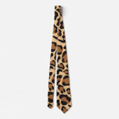 Cravate Motif sans voile Leopard (Dos)
