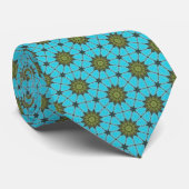 Cravate Motif sarcelle amusant et coloré (Roulé)