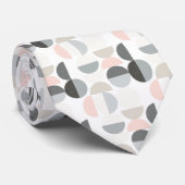 Cravate Motif scandinave de demi-cercle de style (Roulé)