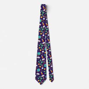 Cravate motif scolaire