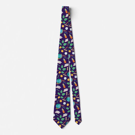 Cravate motif scolaire (Devant)