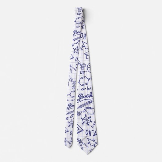 Cravate Motif scolaire (Dos)