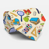 Cravate motif scolaire (Roulé)