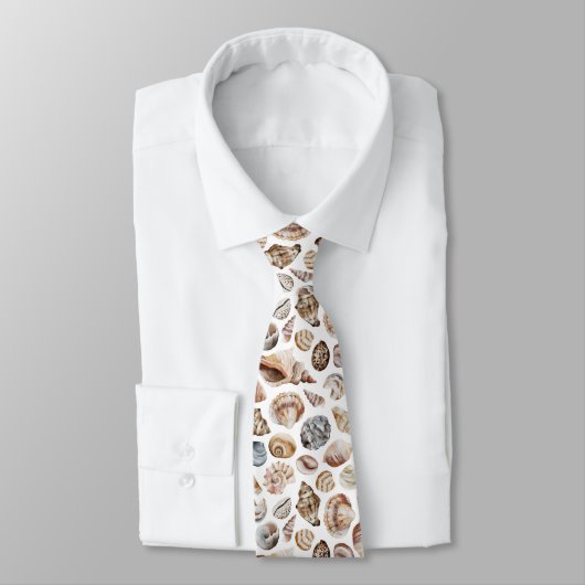 Cravate Motif Seashell (Attaché)