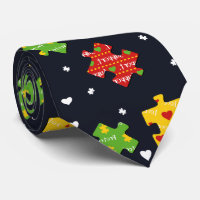 Motif sensibilisation sur l'autisme Puzzles