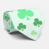 Cravate Motif shamrock (Roulé)