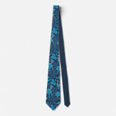 Cravate Motif Shamrock Blue Lucky Clover (Devant)